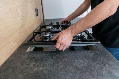 Propane Cooktop Installation